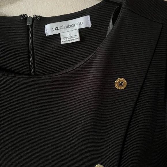 Liz Claiborne Black Dress - Picture 4 of 5
